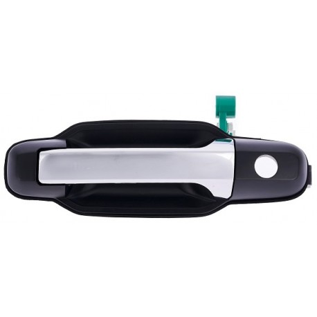 Maniglia apriporta esterna anteriore nera con leva cromata guida - sx