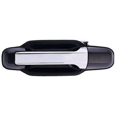 Maniglia apriporta esterna posteriore nera con leva cromata guida - sx