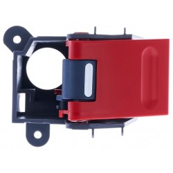 Maniglia apriporta interna anteriore rossa guida - sx