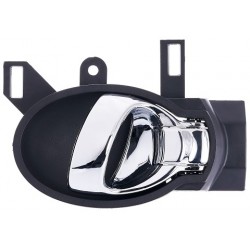 Maniglia apriporta interna anteriore posteriore nera con leva cromata guida - sx