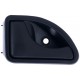 Maniglia apriporta interna anteriore nera 8 mm guida - sx