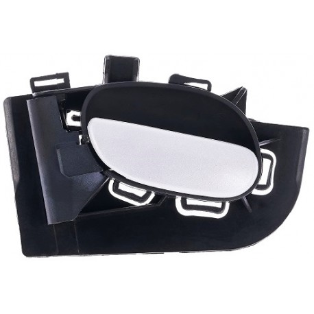 Maniglia apriporta interna anteriore posteriore nera con leva cromata guida - sx