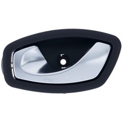 Maniglia apriporta interna anteriore posteriore nera con leva cromata guida - sx