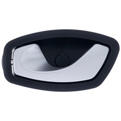 Maniglia apriporta interna anteriore posteriore nera con leva argento guida - sx