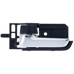 Maniglia apriporta interna anteriore posteriore nera con leva cromata guida - sx