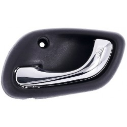 Maniglia apriporta interna anteriore posteriore nera con leva cromata guida - sx