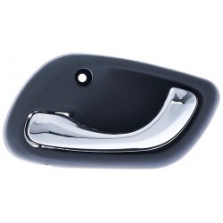 Maniglia apriporta interna anteriore posteriore grigia con leva cromata guida - sx