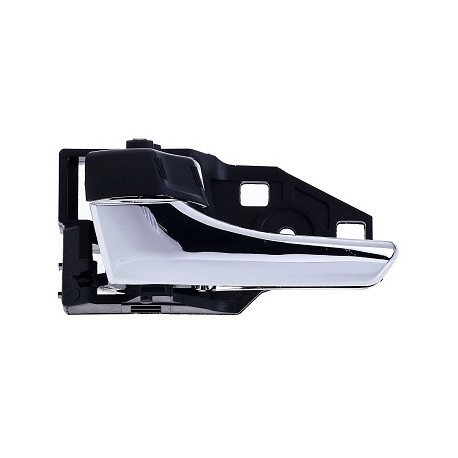 Maniglia apriporta interna anteriore posteriore nera con leva cromata guida - sx