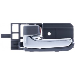 Maniglia apriporta interna anteriore posteriore grigia con leva cromata guida - sx