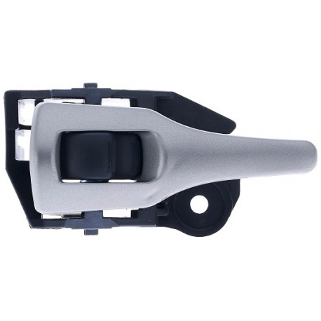 Maniglia apriporta interna anteriore posteriore nera con leva argento guida - sx