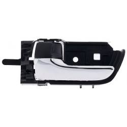 Maniglia apriporta interna anteriore posteriore nera con leva cromata guida - sx