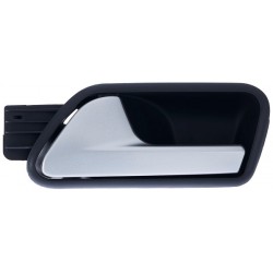 Maniglia apriporta interna anteriore nera con leva cromata satinata guida - sx