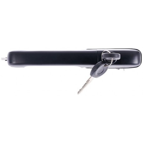 Maniglia apriporta esterna anteriore nera con kit chiavi modelli senza chiusura centralizzata guida - sx