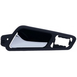 Maniglia apriporta interna anteriore nera con leva cromata guida - sx