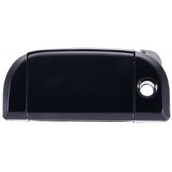 Maniglia apriporta esterna anteriore nera liscia senza kit chiavi guida - sx