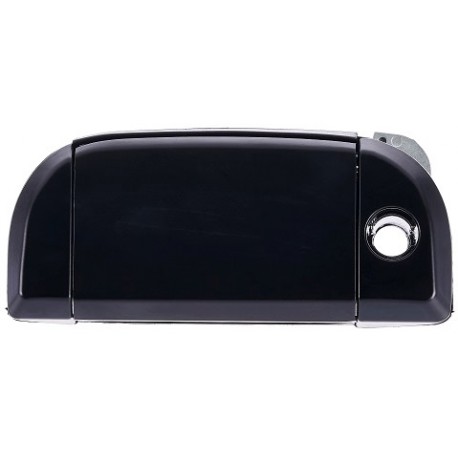 Maniglia apriporta esterna anteriore nera liscia senza kit chiavi guida - sx