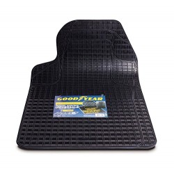 Tappeto singolo in gomma inodore universale sagomabile nero anteriore sx