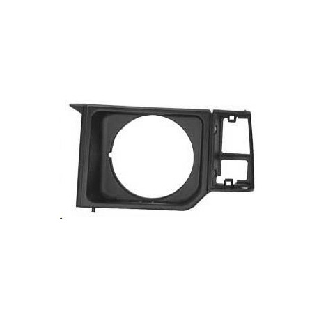 Cornice faro proiettore nero sx