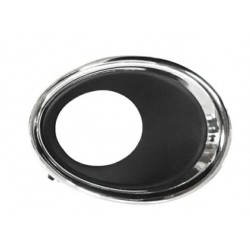 Cornice fendinebbia cromata - nera dx