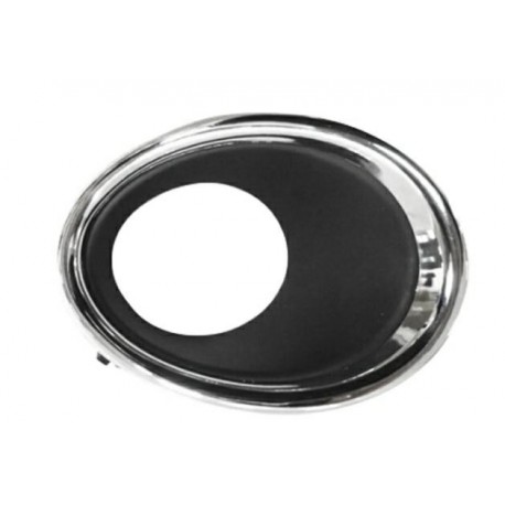 Cornice fendinebbia cromata - nera dx