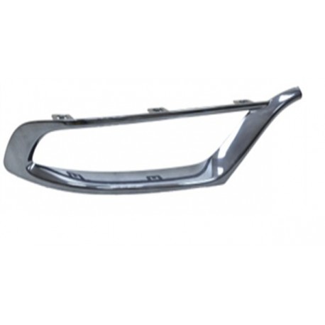 Cornice fendinebbia cromata blu dx