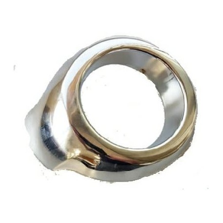 Cornice fendinebbia cromata dx