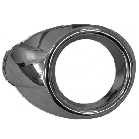 Cornice fendinebbia cromata dx