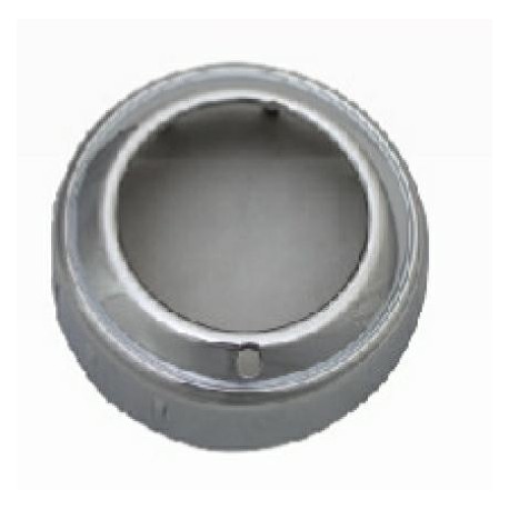 Cornice fendinebbia cromata dx