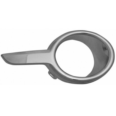 Cornice fendinebbia cromata dx