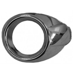 Cornice fendinebbia cromata sx