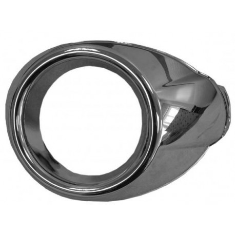 Cornice fendinebbia cromata sx