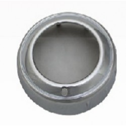 Cornice fendinebbia cromata sx