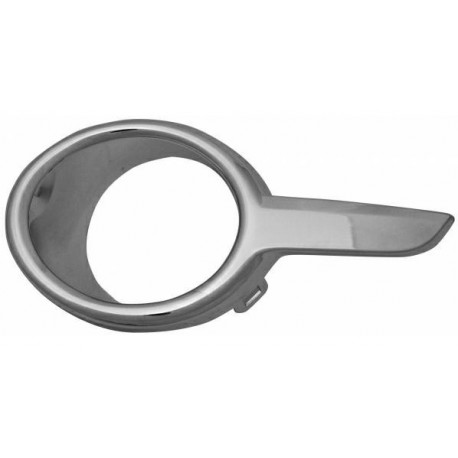 Cornice fendinebbia cromata sx