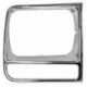 Cornice faro proiettore cromata dx