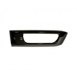 Cornice fendinebbia nera lucida dx