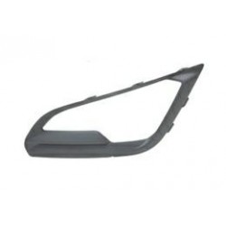 Cornice fendinebbia nera sx