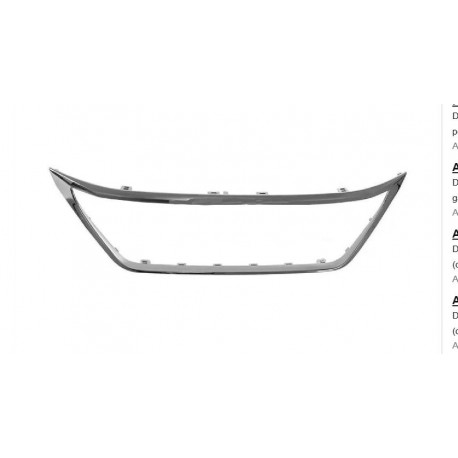 Cornice griglia mascherina radiatore