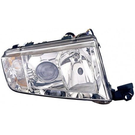 Faro proiettore Xenon D2S-H7 parabola cromata dx