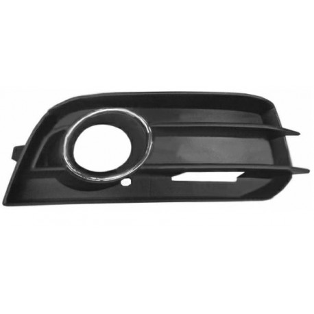 Griglia cantonale anteriore con foro fendinebbia con cornice cromata dx