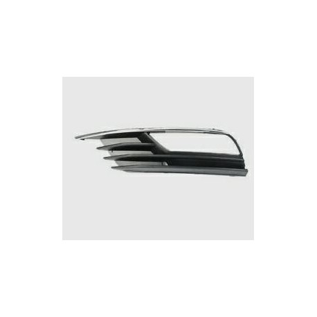 Griglia paraurti anteriore con foro fendinebbia con modanatura cromata sx