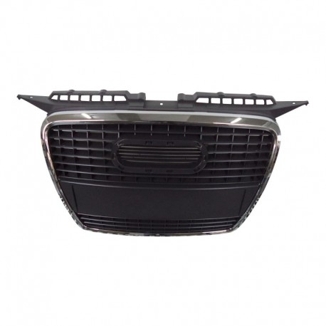 Griglia mascherina cromata - grigia con portatarga