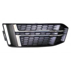 Griglia paraurti anteriore con modanatura cromata versione S-Line dx