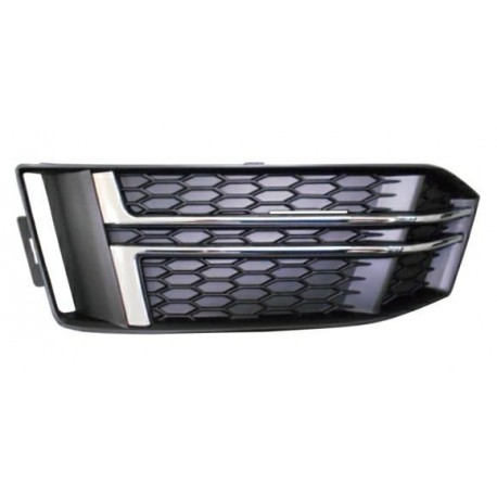 Griglia paraurti anteriore con modanatura cromata versione S-Line dx