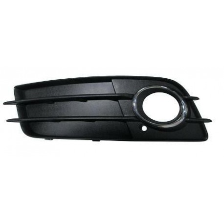 Griglia paraurti anteriore chiusa con foro fendinebbia versione S-Line sx