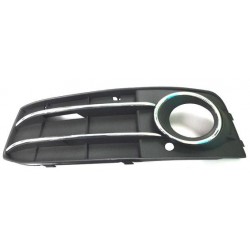 Griglia paraurti anteriore con foro fendinebbia con cornice e profilo cromato sx