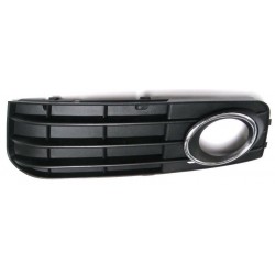 Griglia paraurti anteriore con 3 profili con cornice fendinebbia cromata sx