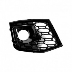 Griglia paraurti anteriore con foro fendinebbia nero lucido modelli RS5 dx