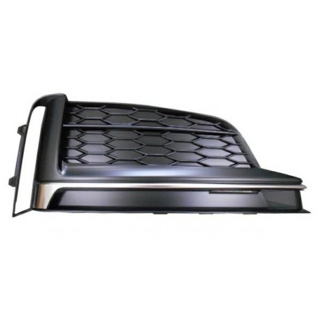 Griglia paraurti anteriore con modanatura cromata versione S-Line dx