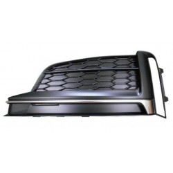 Griglia paraurti anteriore con modanatura cromata versione S-Line sx