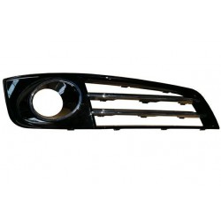 Griglia paraurti anteriore con foro fendinebbia con 3 modanature cromate dx